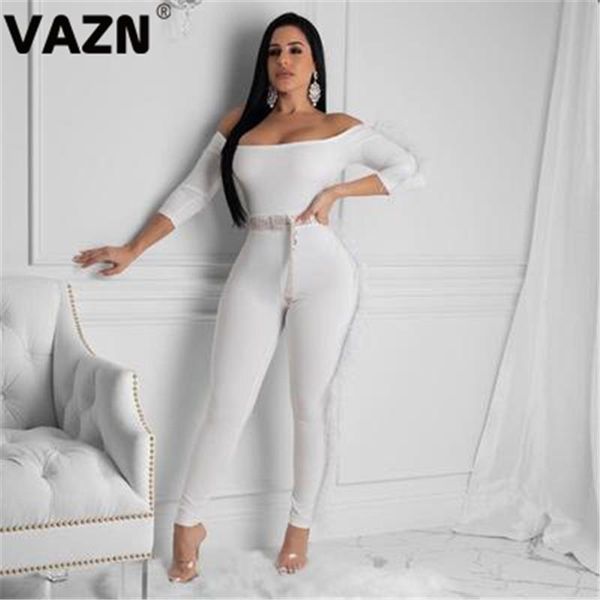 women's jumpsuits & rompers vazn 2021 backless club mature age fashion strapless full sleeve women high waist elastic long pencil, Black;white
women's jumpsuits & rompers vazn 2021 backless club mature age fashion strapless full sleeve women high waist elastic long pencil, Black;white