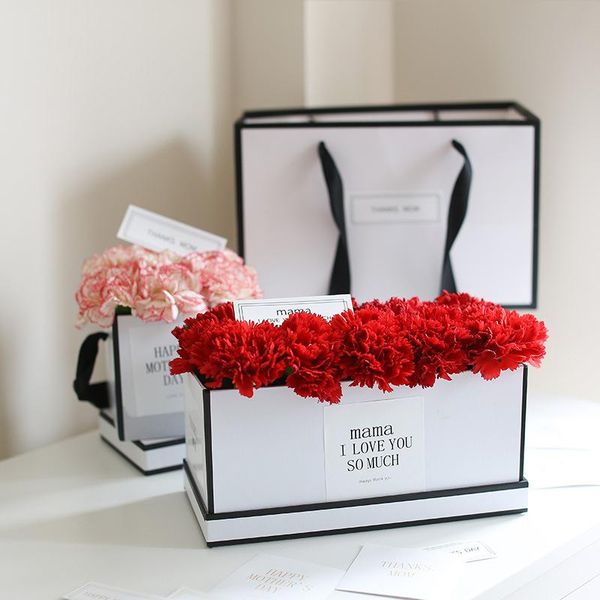 gift wrap surprise rose box white rectangular flower boxes with lid floral arrangement bouquet f/ wedding valentine's day
gift wrap surprise rose box white rectangular flower boxes with lid floral arrangement bouquet f/ wedding valentine's day