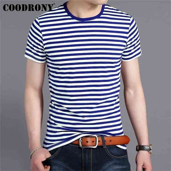 coodrony t shirt men streetwear fashion navy striped o-neck tshirt summer short sleeve t- cotton tee homme s95133 210716, White;black
coodrony t shirt men streetwear fashion navy striped o-neck tshirt summer short sleeve t- cotton tee homme s95133 210716, White;black
