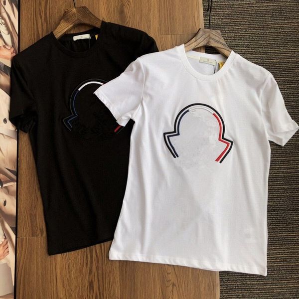 new men's t-shirt high-quality hat embroidery pattern applique simple loose round neck comfortable and breathable #t00013, White;black
new men's t-shirt high-quality hat embroidery pattern applique simple loose round neck comfortable and breathable #t00013, White;black