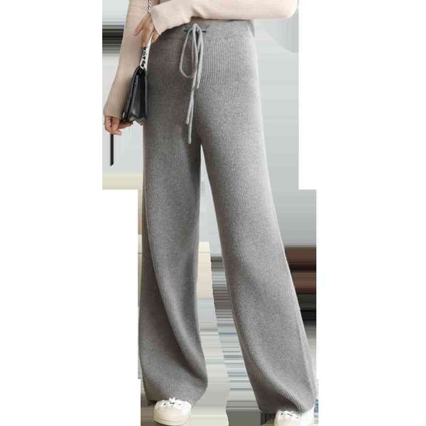 capris women 2021 autumn and winter soft comfortable high-waist 100% wool knitted pants female pure color wide leg casual, Black;white
capris women 2021 autumn and winter soft comfortable high-waist 100% wool knitted pants female pure color wide leg casual, Black;white