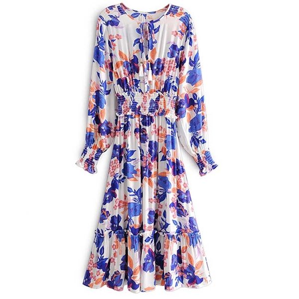 inspired blue floral long dress v-neck tassle long sleeve autumn dress rayon casual elastic waist women dress new 210412, Black;gray
inspired blue floral long dress v-neck tassle long sleeve autumn dress rayon casual elastic waist women dress new 210412, Black;gray