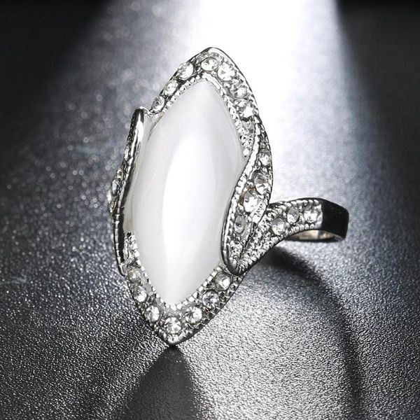 cluster rings fashion women marquise cut artificial stone opal ring shiny rhinestone finger jewelry, Golden;silver
cluster rings fashion women marquise cut artificial stone opal ring shiny rhinestone finger jewelry, Golden;silver