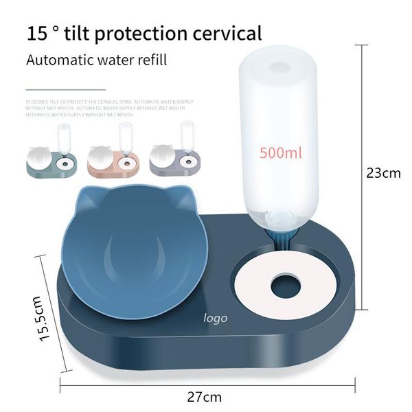 cat bowls & feeders pet 2-in-1 feeder bowl water dispenser automatic storage dog container with waterer kitten accessories
cat bowls & feeders pet 2-in-1 feeder bowl water dispenser automatic storage dog container with waterer kitten accessories