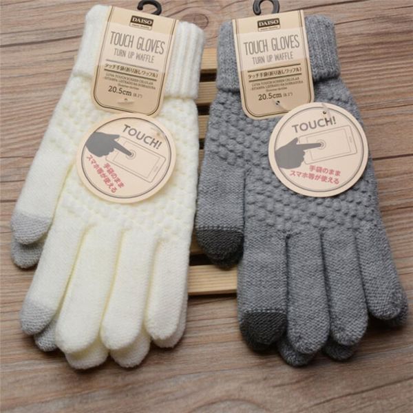 five fingers gloves 1pair winter touch screen for men women soft knitting elasticity warmer smartphones driving, Blue;gray
five fingers gloves 1pair winter touch screen for men women soft knitting elasticity warmer smartphones driving, Blue;gray