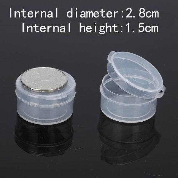 storage boxes & bins transparent plastic small round packaging box lidded jewelry parts 100pcs/lots
storage boxes & bins transparent plastic small round packaging box lidded jewelry parts 100pcs/lots