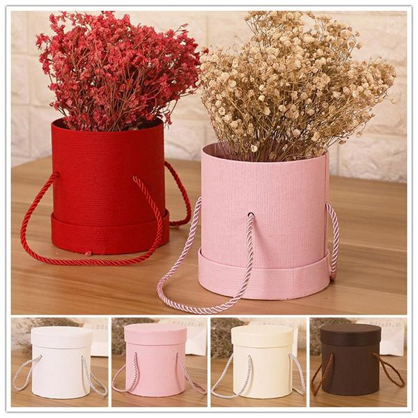 creative round flower paper vase boxes with lid hug florist holder bucket gift packaging party wedding candy favor box wrap
creative round flower paper vase boxes with lid hug florist holder bucket gift packaging party wedding candy favor box wrap