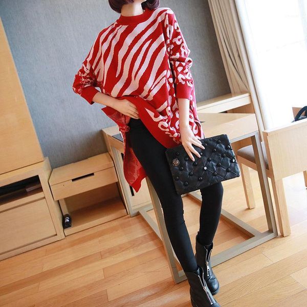 women's sweaters the bat-sleeve knit sweater is thin and versatile, White;black
women's sweaters the bat-sleeve knit sweater is thin and versatile, White;black