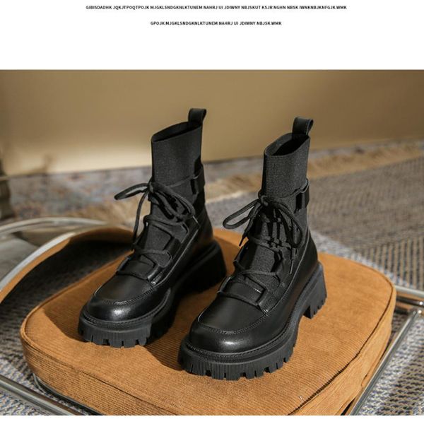 boots women's shoes platform casual oxford flats shoe ladie leather short modern motorcycle, Black
boots women's shoes platform casual oxford flats shoe ladie leather short modern motorcycle, Black