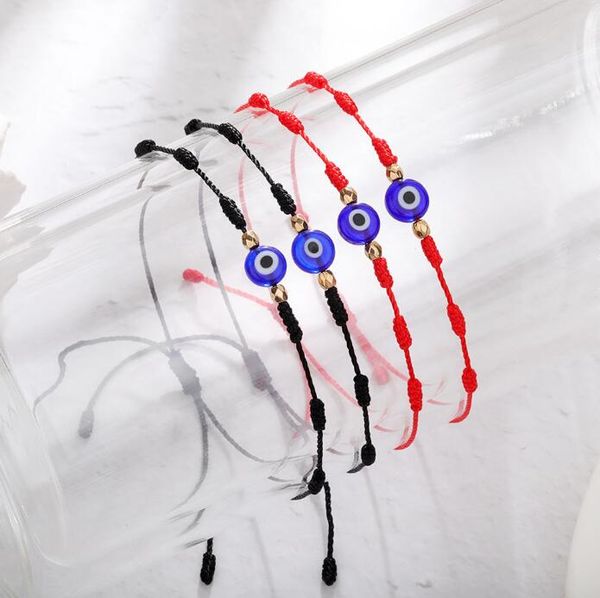 turkish lucky evil blue eye bracelets handmade braided red black rope 7 knots bracelet friendship jewelry bracelets for women gift wholesale, Golden;silver
turkish lucky evil blue eye bracelets handmade braided red black rope 7 knots bracelet friendship jewelry bracelets for women gift wholesale, Golden;silver