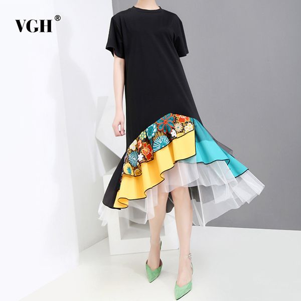 vgh printed loose dress for women o neck short sleeve hit color elegant dresses female fashion new clothing summer tide 210421, Black;gray
vgh printed loose dress for women o neck short sleeve hit color elegant dresses female fashion new clothing summer tide 210421, Black;gray