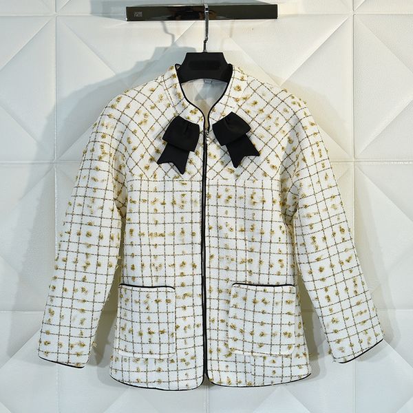 skirts spring autumn runways chess tweed woman's high-quality jacket chic lady elegant jackets b486, Black
skirts spring autumn runways chess tweed woman's high-quality jacket chic lady elegant jackets b486, Black