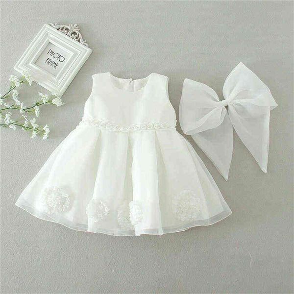 2020 summer baby girls dress newborn baby white lace princess dresses for baby sleeveless birthday costume infant party dress g1129, Red;yellow