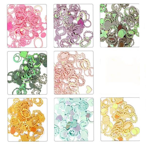 nail art decorations 8 boxes diy decoration 3d love heart design sequins geometric patterns wood pulp chips, Silver;gold
nail art decorations 8 boxes diy decoration 3d love heart design sequins geometric patterns wood pulp chips, Silver;gold