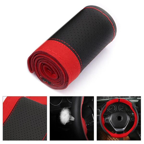 steering wheel covers 38cm universal car cover protector leather anti-slip sport interior accessories
steering wheel covers 38cm universal car cover protector leather anti-slip sport interior accessories