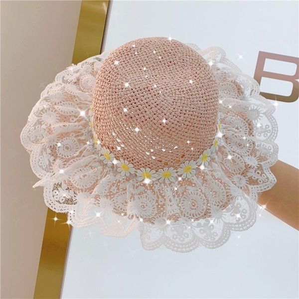 girls straw hat summer children princess lace sun sunscreen big brim beach fisherman caps & hats, Yellow
girls straw hat summer children princess lace sun sunscreen big brim beach fisherman caps & hats, Yellow