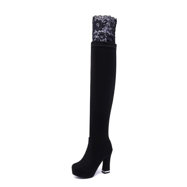boots the winter fashion in 2021 super high heel water platform size over knee women's, Black
boots the winter fashion in 2021 super high heel water platform size over knee women's, Black