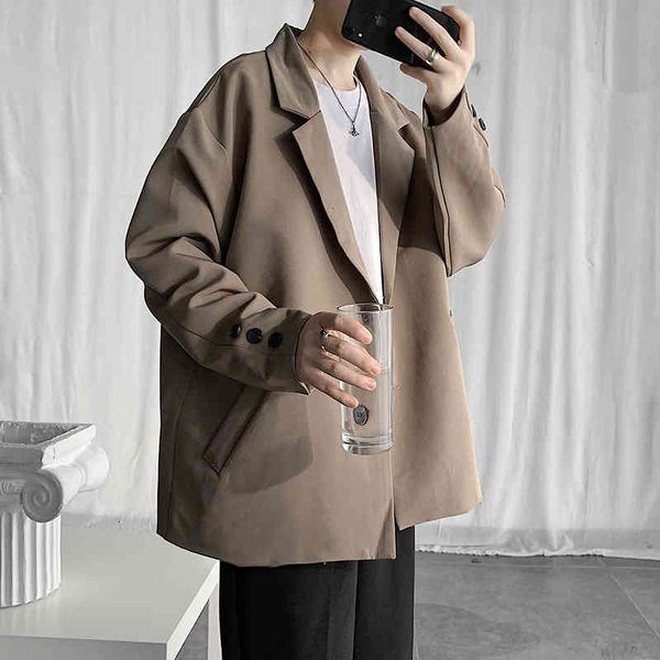 men's suits & blazers pure color loose suit jackets male single western clothes outerwear fabrics coats plus size m-xl vylq, White;black
men's suits & blazers pure color loose suit jackets male single western clothes outerwear fabrics coats plus size m-xl vylq, White;black