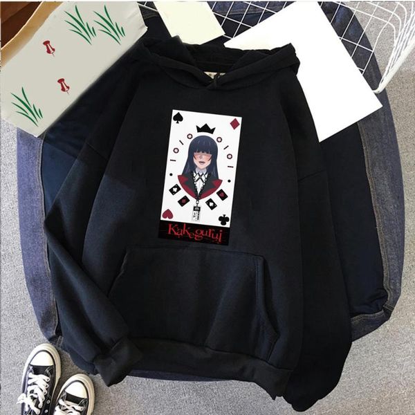 japan anime kakegurui print men hoodies sweatshirt harajuku streetwear women men's & sweatshirts, Black 
japan anime kakegurui print men hoodies sweatshirt harajuku streetwear women men's & sweatshirts, Black