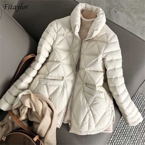 fitaylor winter light down short jacket women 90% white duck warm coat ladies stand collar casual loose solid color outwear 211216, Black
fitaylor winter light down short jacket women 90% white duck warm coat ladies stand collar casual loose solid color outwear 211216, Black