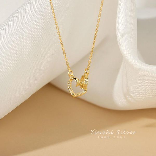 chains s love interlocking silver necklace light luxury niche in 2021, the design feeling female collarbone chain accessories
chains s love interlocking silver necklace light luxury niche in 2021, the design feeling female collarbone chain accessories