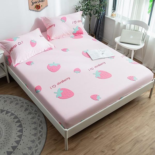 sheets & sets strawberry print fitted sheet for single double bed kids adults 100% cotton (no case) xf749-5
sheets & sets strawberry print fitted sheet for single double bed kids adults 100% cotton (no case) xf749-5