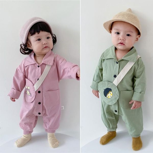 jumpsuits baby romper long sleeve boys girls jumpsuit and bag 2pc autumn children candy color overalls outfits playsuit, Blue
jumpsuits baby romper long sleeve boys girls jumpsuit and bag 2pc autumn children candy color overalls outfits playsuit, Blue