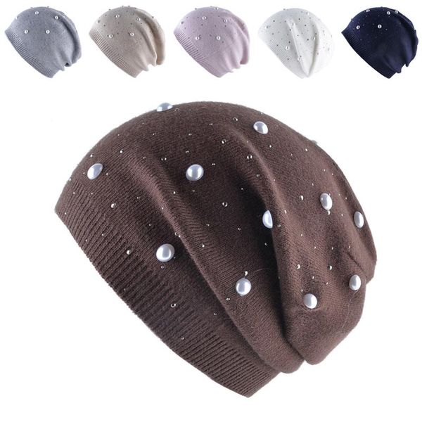 beanie/skull caps outdoors hats pearl and rhinestone beanies knitted women's autumn winter windproof cotton, Blue;gray
beanie/skull caps outdoors hats pearl and rhinestone beanies knitted women's autumn winter windproof cotton, Blue;gray