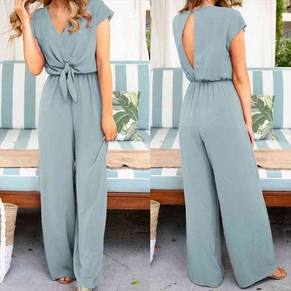 women ladies clubwear summer solid color bandage split elegant playsuit bodycon party jumpsuit trousers, Black;white
women ladies clubwear summer solid color bandage split elegant playsuit bodycon party jumpsuit trousers, Black;white