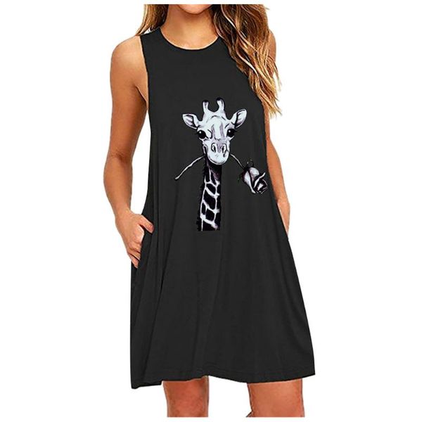 fashion womens o-neck pocket printing sleeveless dress casual nightdress dresses ladies summer beach vestido female, Black;gray
fashion womens o-neck pocket printing sleeveless dress casual nightdress dresses ladies summer beach vestido female, Black;gray