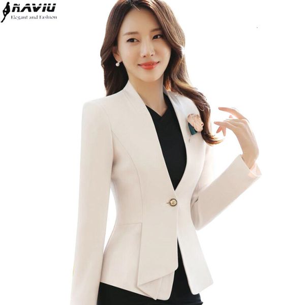 women's suits & blazers autumn winter women long sleeve blazer plus size fashion office formal female jacket work wear slim outerwear b, White;black
women's suits & blazers autumn winter women long sleeve blazer plus size fashion office formal female jacket work wear slim outerwear b, White;black