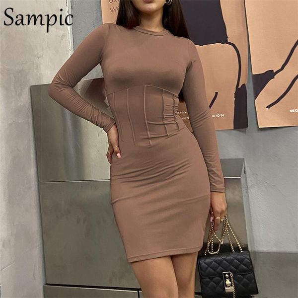 sampic fashion party night club long sleeve bodycon mini dress women 2021 autumn winter short casual wrap elegant dresses, Black;gray
sampic fashion party night club long sleeve bodycon mini dress women 2021 autumn winter short casual wrap elegant dresses, Black;gray