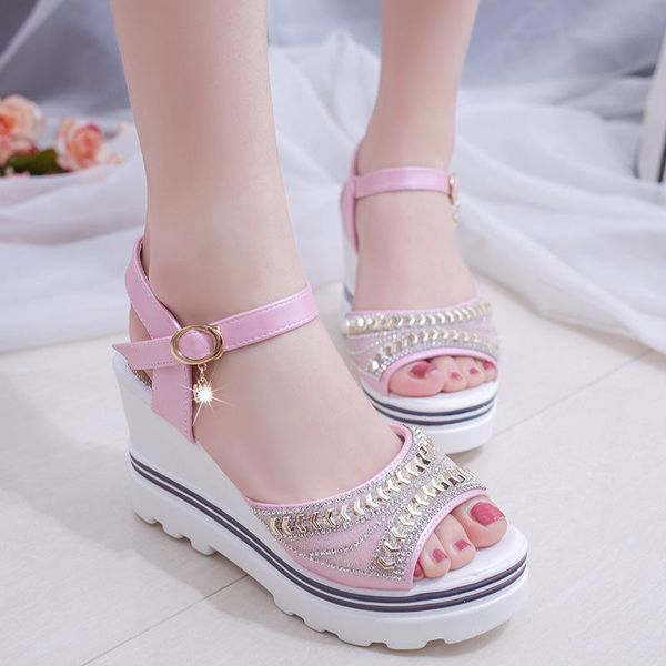 dress shoes sandals women platform slingback metal buckles summer beach ladies thick bottom fairy geomantic diamond womens, Black
dress shoes sandals women platform slingback metal buckles summer beach ladies thick bottom fairy geomantic diamond womens, Black