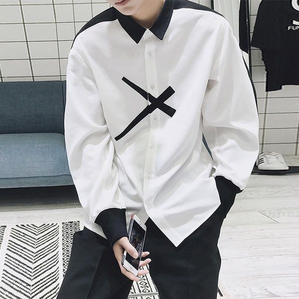 spring and summer men's long sleeved loose handsome casual shirt. -xl shirts, White;black
spring and summer men's long sleeved loose handsome casual shirt. -xl shirts, White;black
