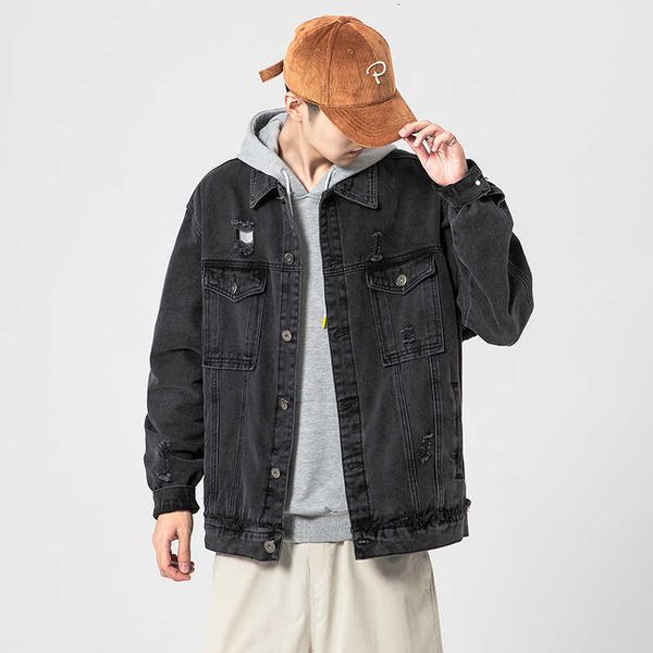 men's jackets denim black jacket spring autumn fashion clothes plus oversize m-5xl 2zge 58aw, Black;brown
men's jackets denim black jacket spring autumn fashion clothes plus oversize m-5xl 2zge 58aw, Black;brown