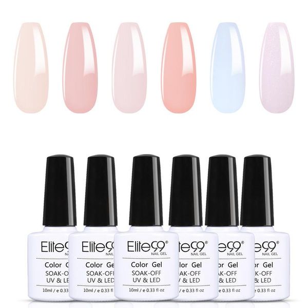 nail art kits elite99 10ml 6pcs gel polish kit soak off uv led jelly color set semi permanent manicure lacquer
nail art kits elite99 10ml 6pcs gel polish kit soak off uv led jelly color set semi permanent manicure lacquer