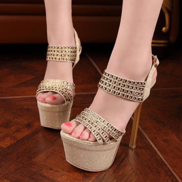 women thin super high heels open the toe ankle wrap rhinestone summer sandals lady peep crystal platform shoes 34-39 sxq0529, Black
women thin super high heels open the toe ankle wrap rhinestone summer sandals lady peep crystal platform shoes 34-39 sxq0529, Black