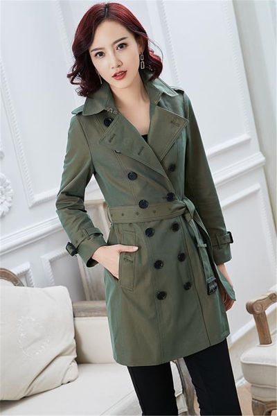 women's trench coats long classic windbreaker waterproof british high-end english style autumn winter gabadian solid color size coat a9, Tan;black
women's trench coats long classic windbreaker waterproof british high-end english style autumn winter gabadian solid color size coat a9, Tan;black