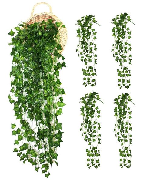 decorative flowers & wreaths 4 bunchs ivy leaves home garden wall decoration outdoor atificial vines fake hanging vine plant garland
decorative flowers & wreaths 4 bunchs ivy leaves home garden wall decoration outdoor atificial vines fake hanging vine plant garland