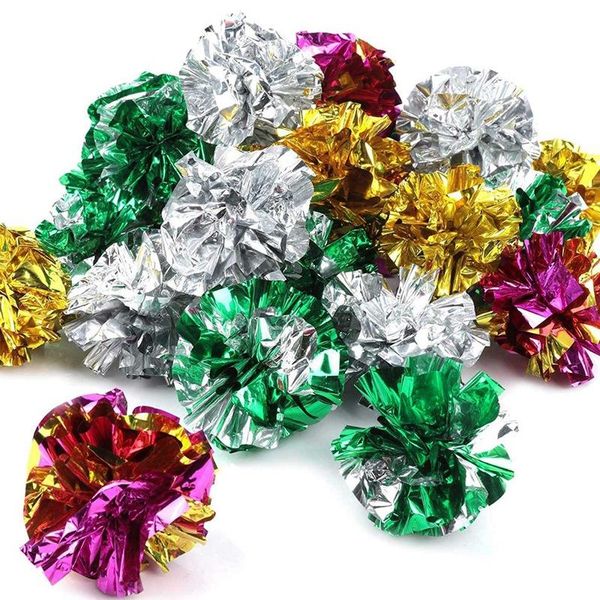 pack crinkle balls cat toys, toy lightweight shiny ball rustling(assorted colors) costumes
pack crinkle balls cat toys, toy lightweight shiny ball rustling(assorted colors) costumes