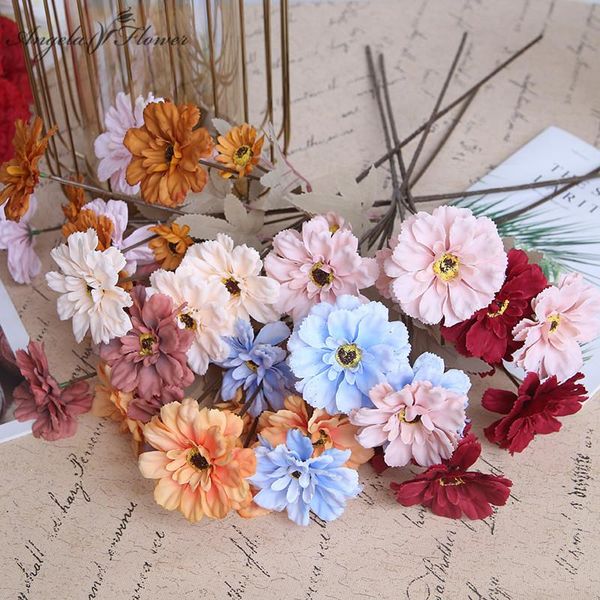 decorative flowers & wreaths 6heads artificial flower chrysanthemum branch sunflower home wedding silk arrangement road guide decoration par
decorative flowers & wreaths 6heads artificial flower chrysanthemum branch sunflower home wedding silk arrangement road guide decoration par