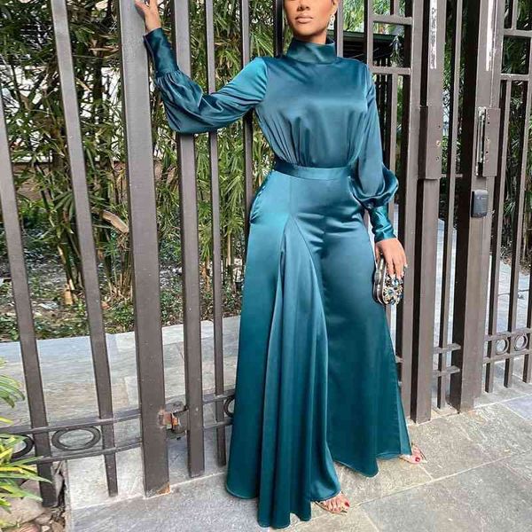 women satin long sleeve tunic jumpsuit classy wide leg overalls elegant evening party jumpsuit ol workwear, Black;white
women satin long sleeve tunic jumpsuit classy wide leg overalls elegant evening party jumpsuit ol workwear, Black;white