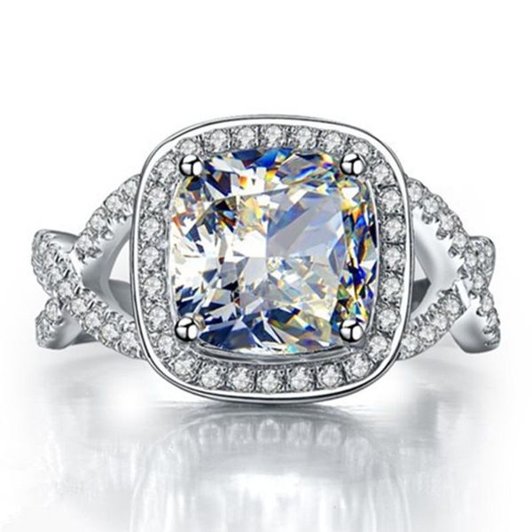cluster rings 3ct twist setting cushion solid white gold diamond engagement finger ring women wedding classic jewelry, Golden;silver
cluster rings 3ct twist setting cushion solid white gold diamond engagement finger ring women wedding classic jewelry, Golden;silver