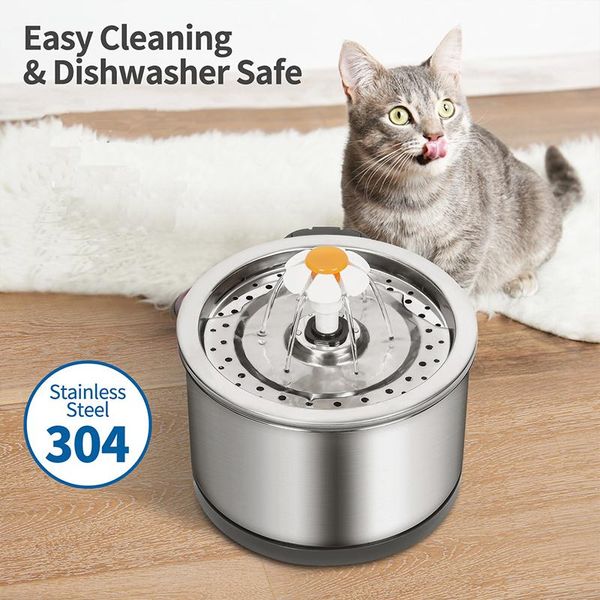 2.5l cat water fountain pet usb dog drinking bowl automatic stainless steel dispenser super quiet drinker feeder bowls & feeders
2.5l cat water fountain pet usb dog drinking bowl automatic stainless steel dispenser super quiet drinker feeder bowls & feeders