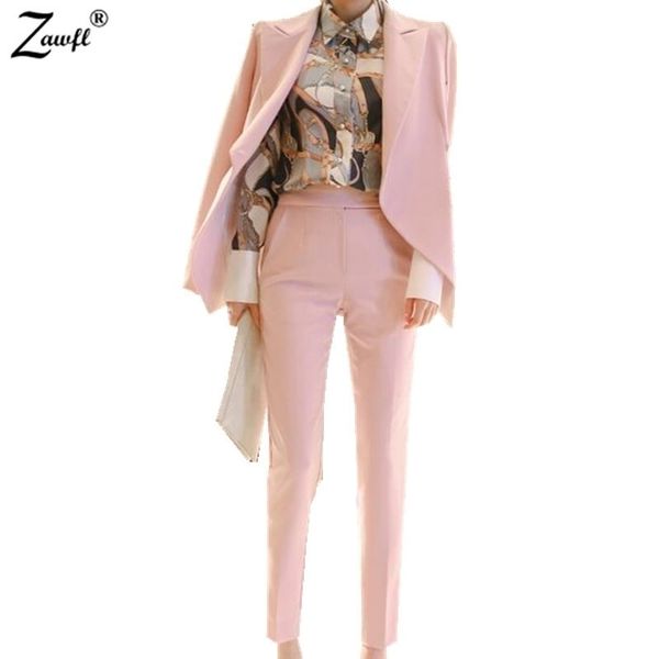 zawfl autumn fashion women's ol work trousers suit set ruffles blazer+pants 2pieces clothing pink outfits 210525, White
zawfl autumn fashion women's ol work trousers suit set ruffles blazer+pants 2pieces clothing pink outfits 210525, White