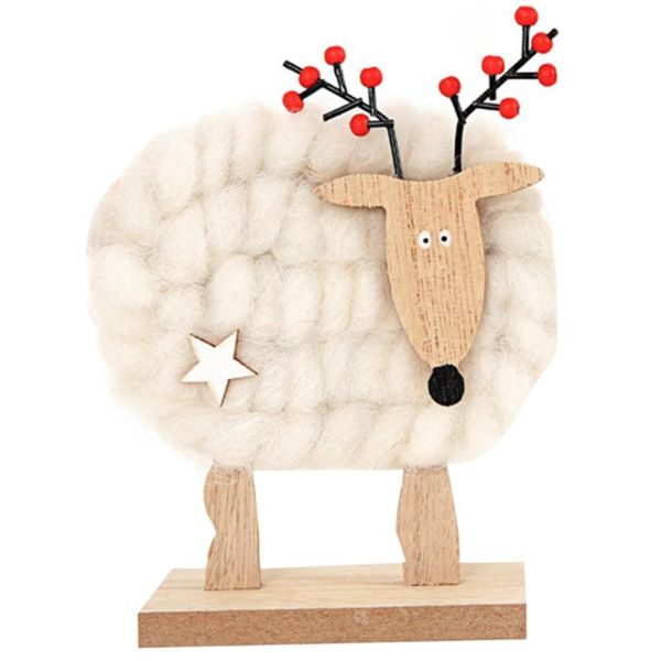 decorative objects & figurines christmas decoration white wool felt doll children's gift deskwooden ornament
decorative objects & figurines christmas decoration white wool felt doll children's gift deskwooden ornament