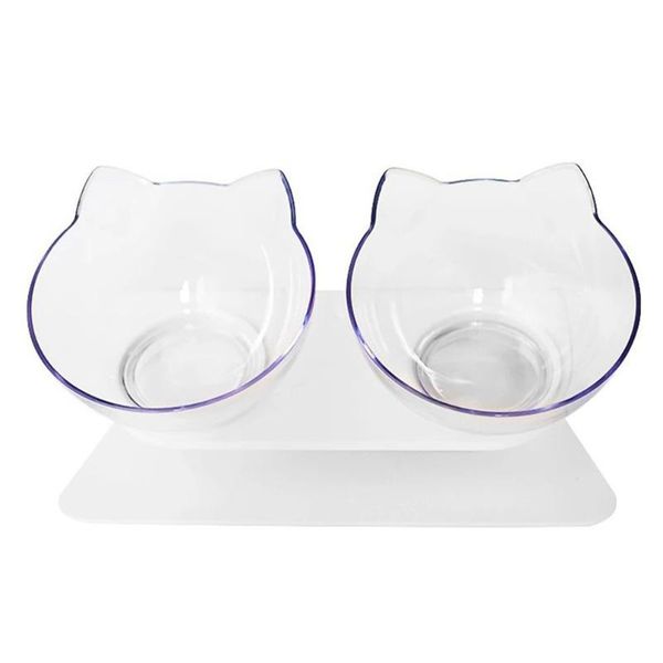 cat bowls & feeders non slip double bowl with stand protect cervical vertebra tilt dog transparent as material pet products
cat bowls & feeders non slip double bowl with stand protect cervical vertebra tilt dog transparent as material pet products