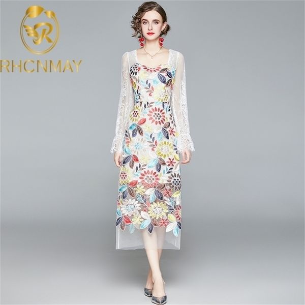 summer embroidery dress women runway flare sleeve square collar patchwork mesh floral midi dresses vestidos robe femm 210520, Black;gray
summer embroidery dress women runway flare sleeve square collar patchwork mesh floral midi dresses vestidos robe femm 210520, Black;gray