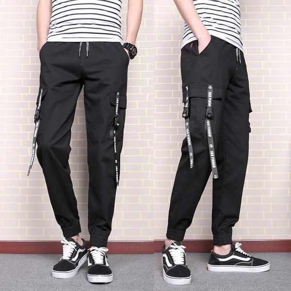 men multi-pocket cargo pants elastic waist design harem street punk hip hop casual trousers joggers black male dancing men's
men multi-pocket cargo pants elastic waist design harem street punk hip hop casual trousers joggers black male dancing men's