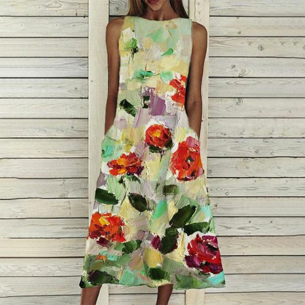 maternity dresses women fashion loose dress sleeveless pocket straight o-neck print boho retro streetwear kobieta sukienka ropa mujer, White
maternity dresses women fashion loose dress sleeveless pocket straight o-neck print boho retro streetwear kobieta sukienka ropa mujer, White
